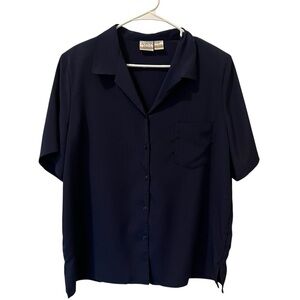 Allison Daley Navy Blouse